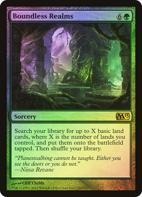 FOIL Boundless Realms ~ Magic 2013 [ Excellent ] [ Magic MTG ]