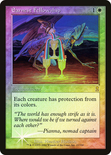 FOIL Earnest Fellowship ~ Odyssey [ PLAYED ] [ Magic MTG ]