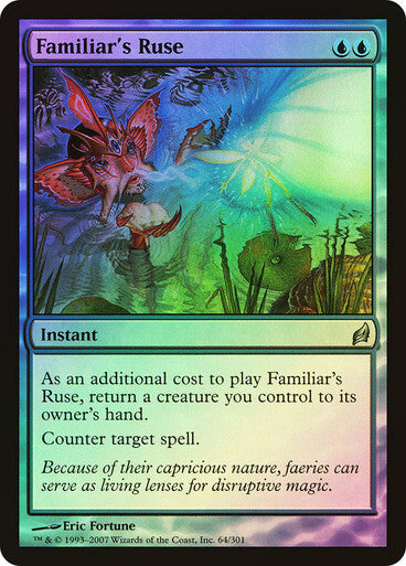 FOIL Familiar's Ruse ~ Lorwyn [ Excellent ] [ Magic MTG ]