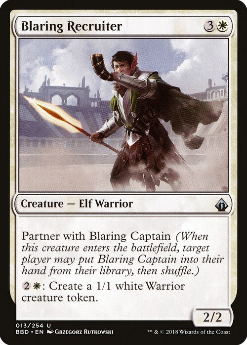 Blaring Recruiter ~ Battlebond [ Excellent ] [ Magic MTG ]