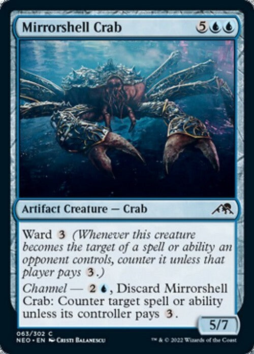 Mirrorshell Crab ~ Kamigawa: Neon Dynasty [ NM ] [ Magic MTG ]