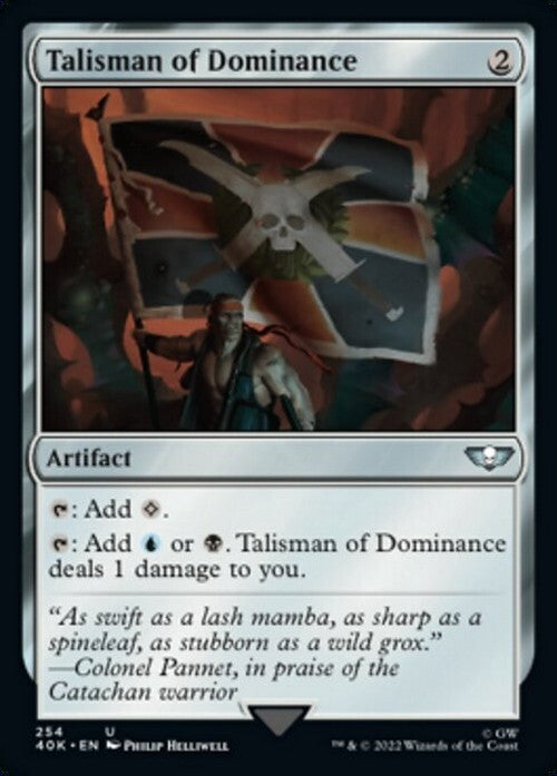 Talisman of Dominance #254 ~ Commander: Warhammer 40,000 [ NM ] [ Magic MTG ]
