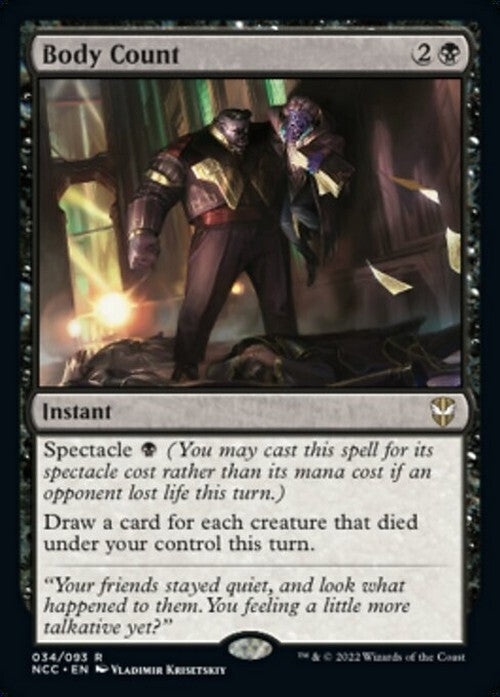 Body Count ~ Commander: Streets of New Capenna [ NM ] [ MTG ]