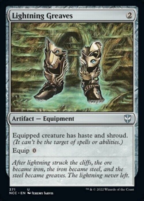 Lightning Greaves ~ Commander: Streets of New Capenna [ NM ] [ MTG ] - London Magic Traders Limited
