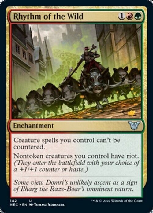 Rhythm of the Wild ~ Commander: Kamigawa: Neon Dynasty [ NM ] [ Magic MTG ]