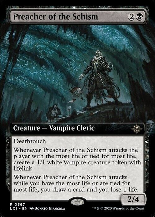 BORDERLESS Preacher of the Schism ~ The Lost Caverns of Ixalan [ NM ] [ MTG ] - London Magic Traders Limited