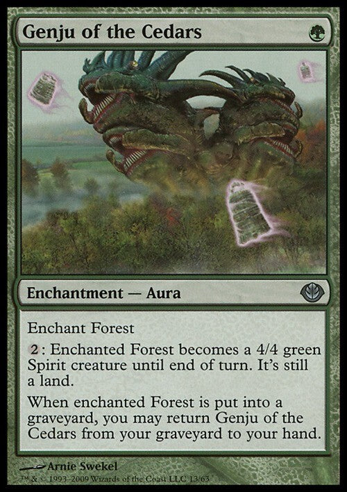 Genju of the Cedars ~ Duel Decks [ Excellent ] [ Magic MTG ]