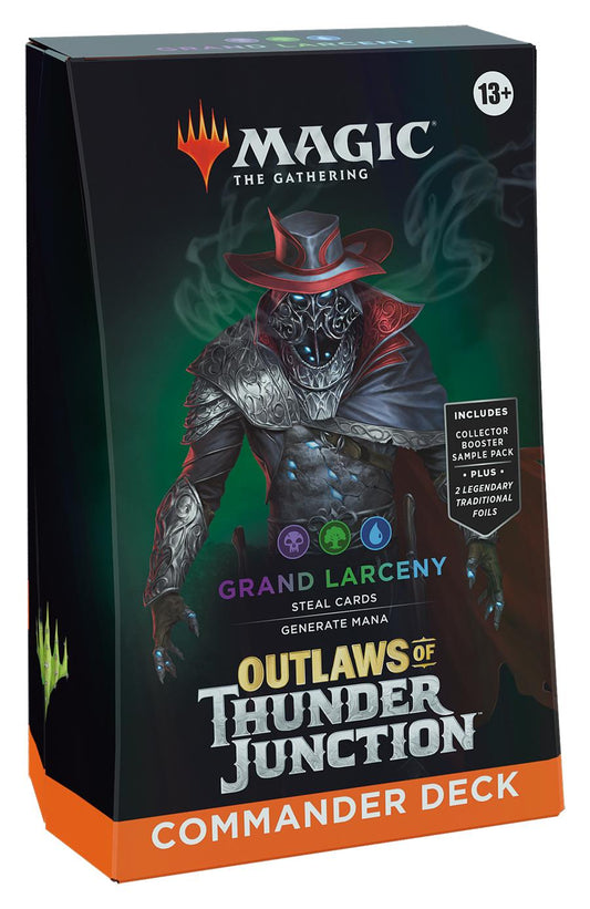 PREORDER 19/4 Grand Larceny Deck ~ Commander: Outlaws of Thunder Junction Sealed - London Magic Traders Limited