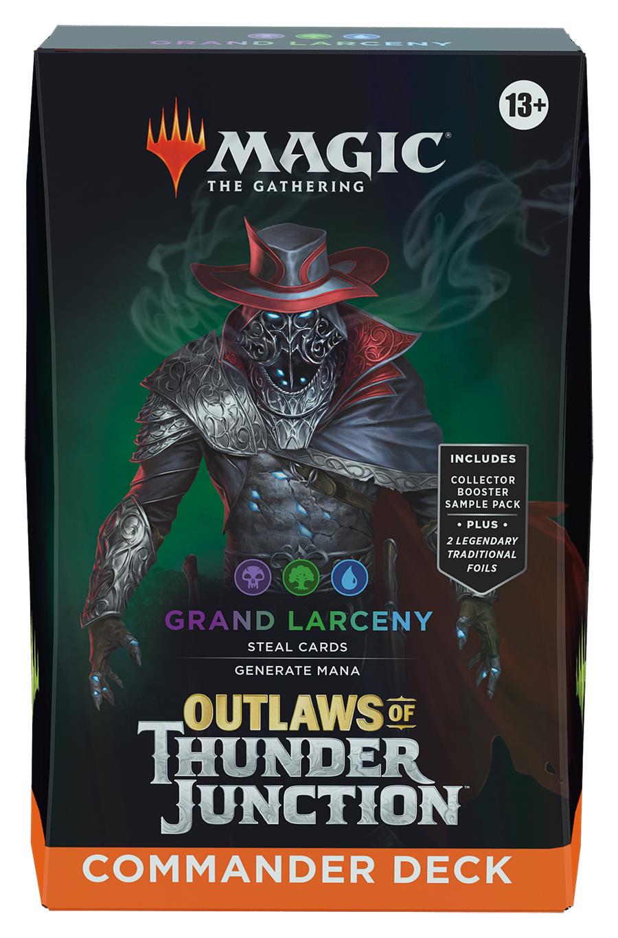 PREORDER 19/4 Grand Larceny Deck ~ Commander: Outlaws of Thunder Junction Sealed - London Magic Traders Limited