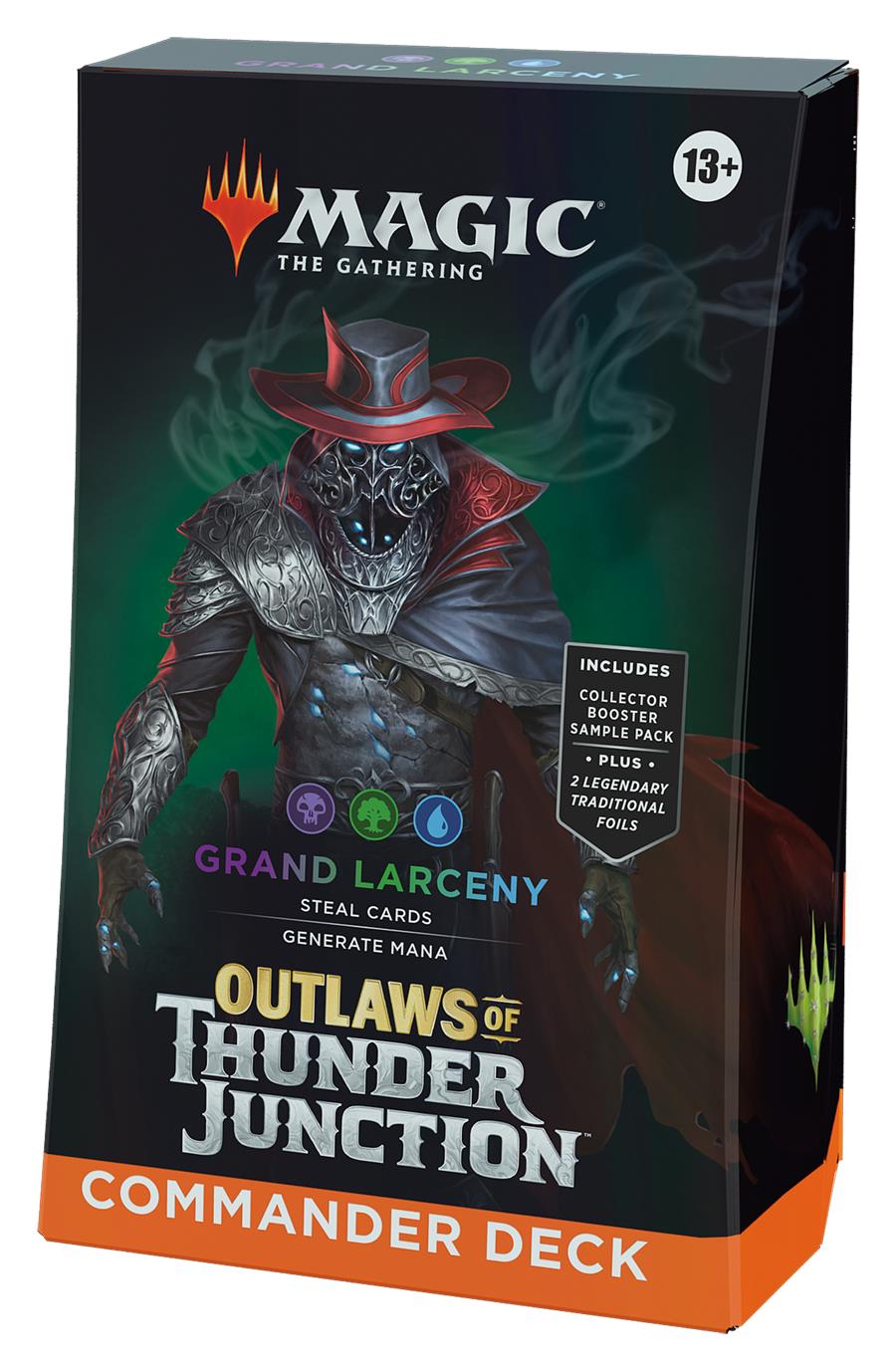 PREORDER 19/4 Grand Larceny Deck ~ Commander: Outlaws of Thunder Junction Sealed - London Magic Traders Limited