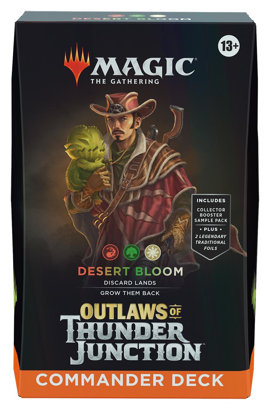 PREORDER 19/4  Desert Bloom Deck ~ Commander: Outlaws of Thunder Junction Sealed - London Magic Traders Limited