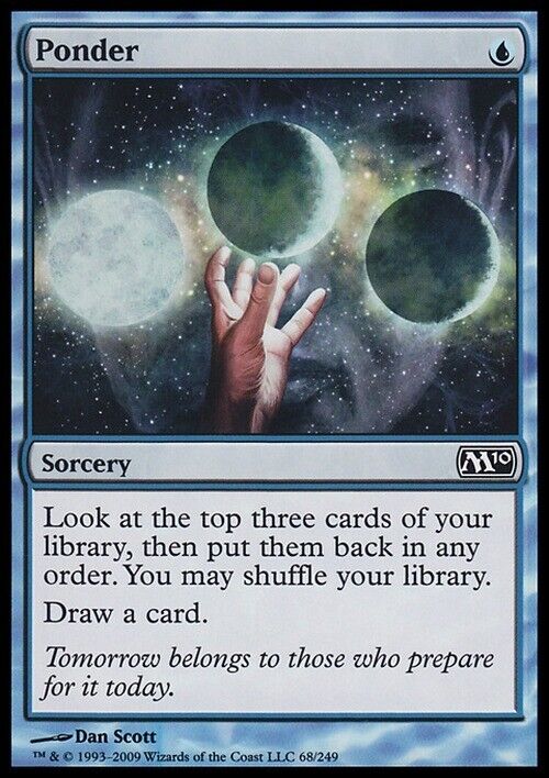 Ponder ~ Magic 2010 [ Excellent ] [ Magic MTG ] - London Magic Traders Limited