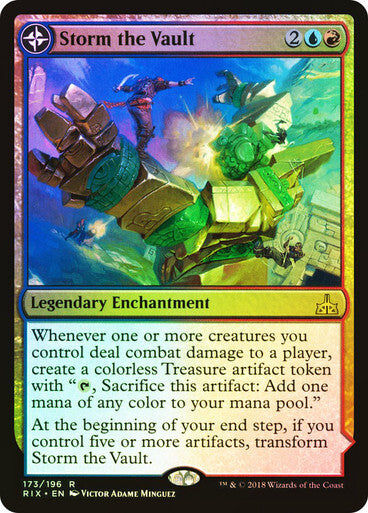 FOIL Storm the Vault ~ Rivals of Ixalan [ NearMint ] [ Magic MTG ]