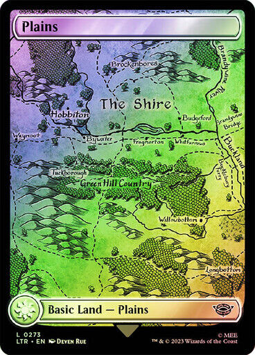 Choose your FOIL Full Art Middle Earth Land ~ The Lord of the Rings [ MTG ] - London Magic Traders Limited
