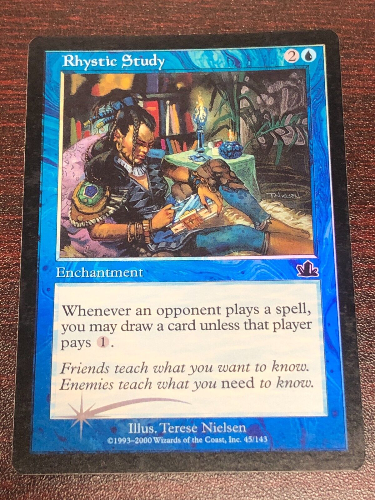 FOIL Rhystic Study ~ Prophecy [ NearMint/Excellent+ ] [ Magic MTG ] - London Magic Traders Limited