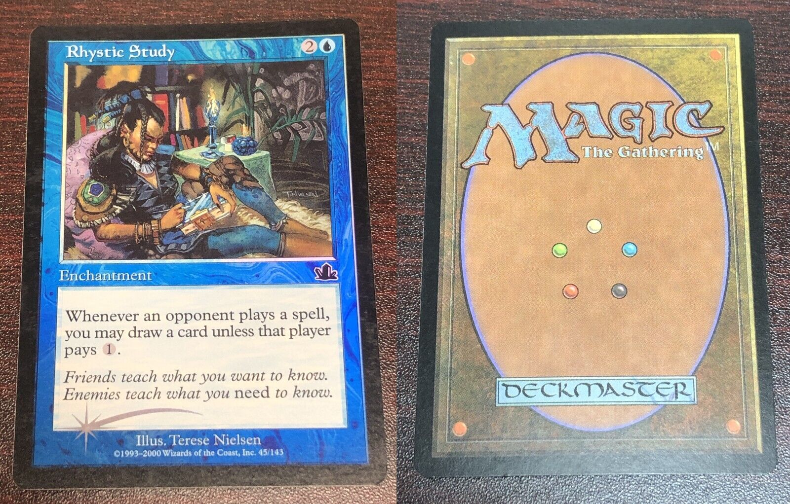 FOIL Rhystic Study ~ Prophecy [ NearMint/Excellent+ ] [ Magic MTG ] - London Magic Traders Limited