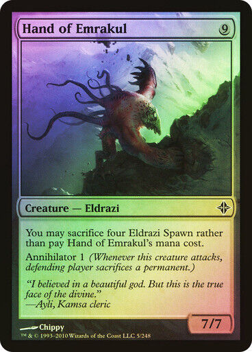 FOIL Hand of Emrakul ~ Rise of the Eldrazi [ Excellent ] [ Magic MTG ] - London Magic Traders Limited