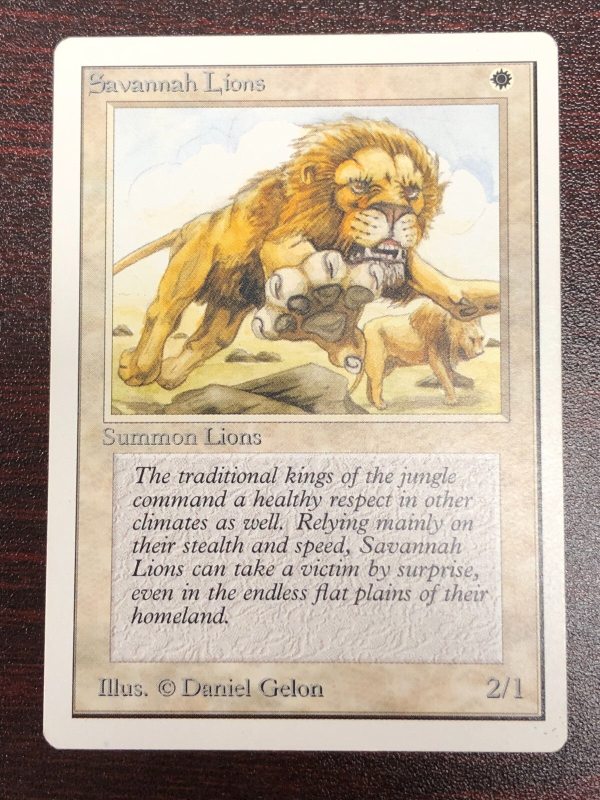 Savannah Lions ~ Unlimited [ Excellent ] [ Magic MTG ] - London Magic Traders Ltd