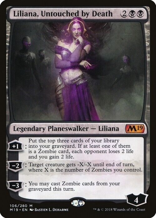 Liliana, Untouched by Death ~ Core 2019 [ Excellent ] [ Magic MTG ]