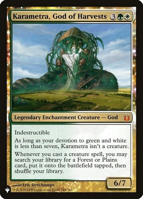 Karametra, God of Harvests ~ The List [ NearMint ] [ Magic MTG ] - London Magic Traders Limited
