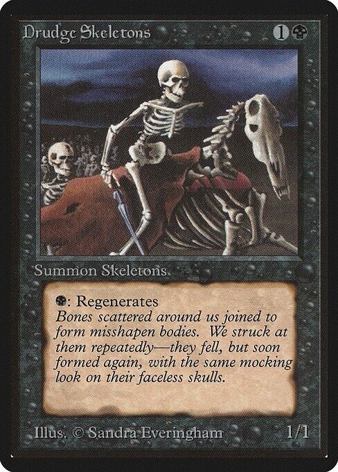 Drudge Skeletons ~ Limited Edition BETA [ Excellent ] [ Magic MTG ] - London Magic Traders Limited