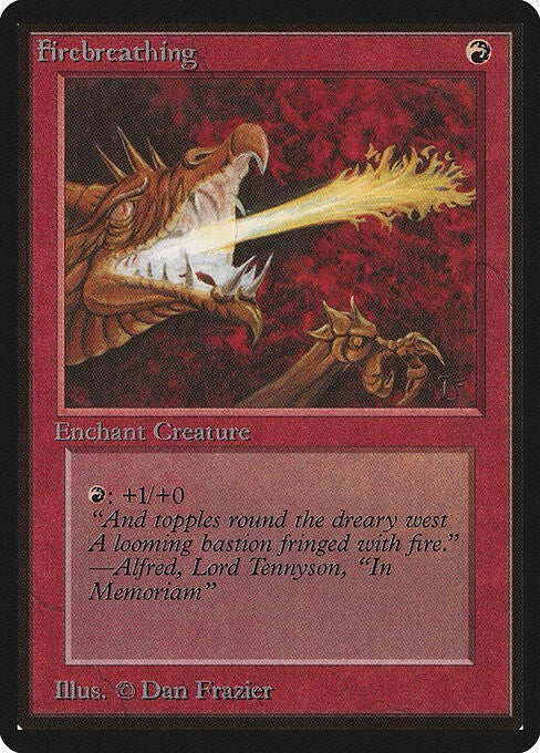 Firebreathing ~ Limited Edition BETA [ PLAYED ] [ Magic MTG ]