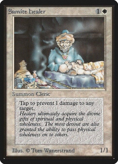 Samite Healer ~ Limited Edition BETA [ Excellent ] [ Magic MTG ]