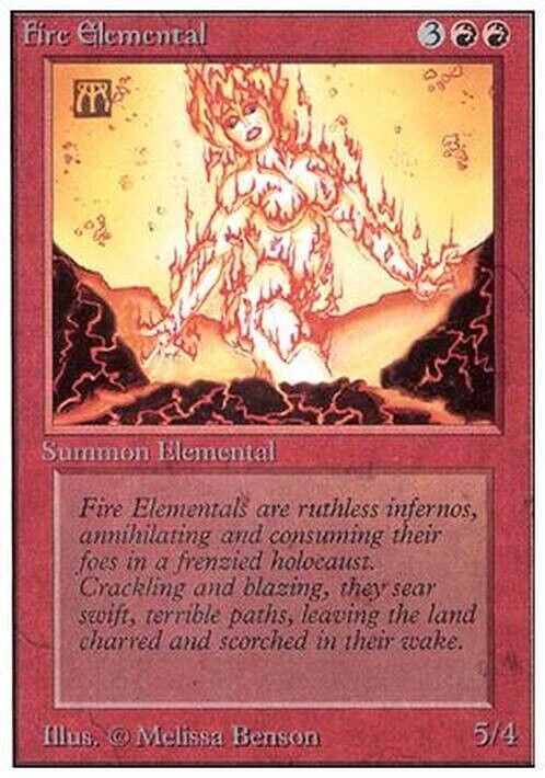 Fire Elemental ~ Unlimited [ Excellent ] [ Magic MTG ] - London Magic Traders Limited