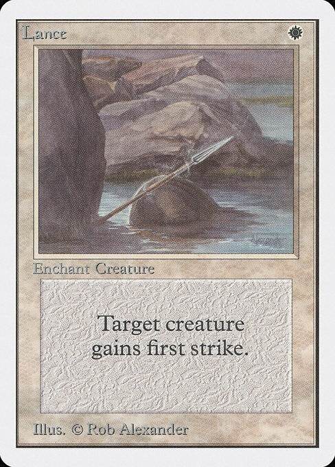 Lance ~ Unlimited [ PLAYED ] [ Magic MTG ]