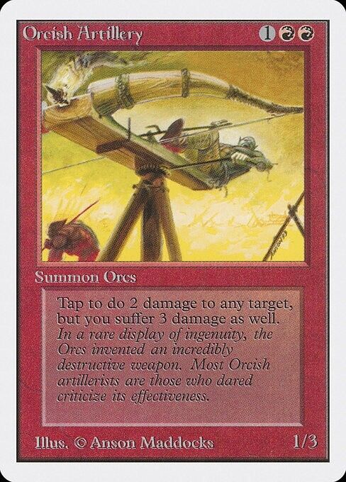Orcish Artillery ~ Unlimited [ Excellent ] [ Magic MTG ] - London Magic Traders Limited