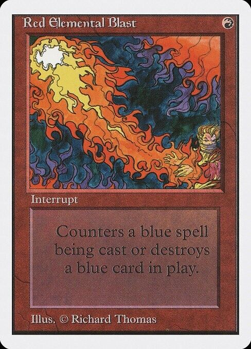Red Elemental Blast ~ Unlimited [ Excellent ] [ Magic MTG ] - London Magic Traders Limited