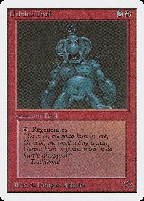 Uthden Troll ~ Unlimited [ Excellent ] [ Magic MTG ] - London Magic Traders Limited