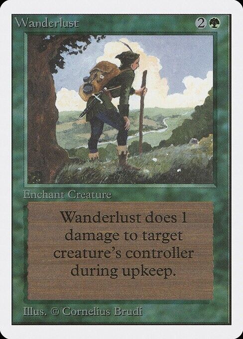 Wanderlust ~ Unlimited [ Excellent ] [ Magic MTG ] - London Magic Traders Limited