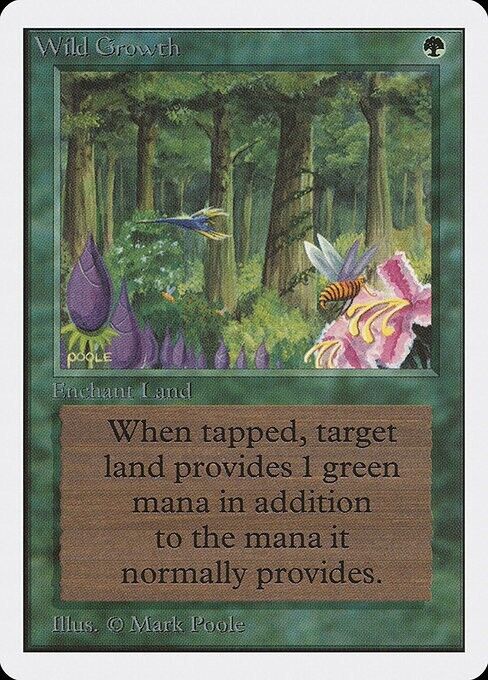 Wild Growth ~ Unlimited [ Excellent ] [ Magic MTG ] - London Magic Traders Limited