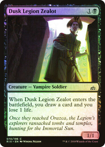 FOIL Dusk Legion Zealot ~ Rivals of Ixalan [ NearMint ] [ Magic MTG ] - London Magic Traders Limited