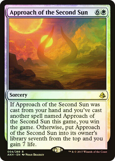 FOIL Approach of the Second Sun ~ Amonkhet [ NearMint ] [ Magic MTG ] - London Magic Traders Limited
