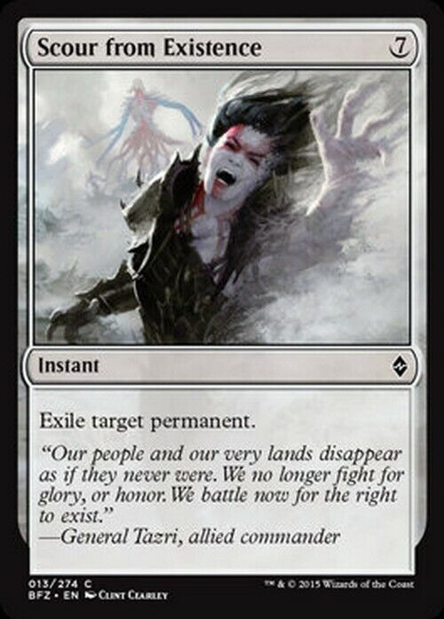 Scour from Existence ~ Battle for Zendikar [ Excellent ] [ Magic MTG ]