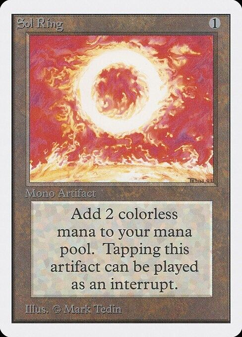 Sol Ring ~ Unlimited [ MODERATELY PLAYED ] [ Magic MTG ] - London Magic Traders Limited