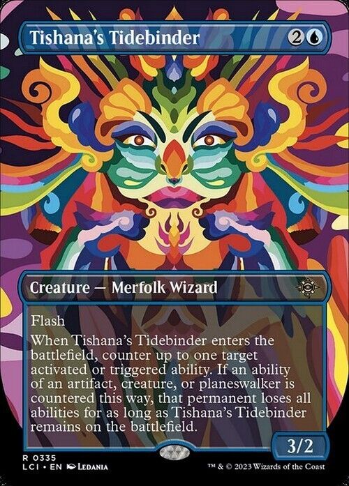 BORDERLESS Tishana's Tidebinder ~ The Lost Caverns of Ixalan [ NM ] [ MTG ]