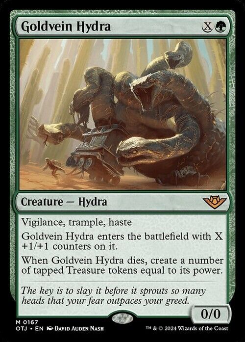 Goldvein Hydra ~ Outlaws of Thunder Junction [ NM ] [ Magic MTG ]