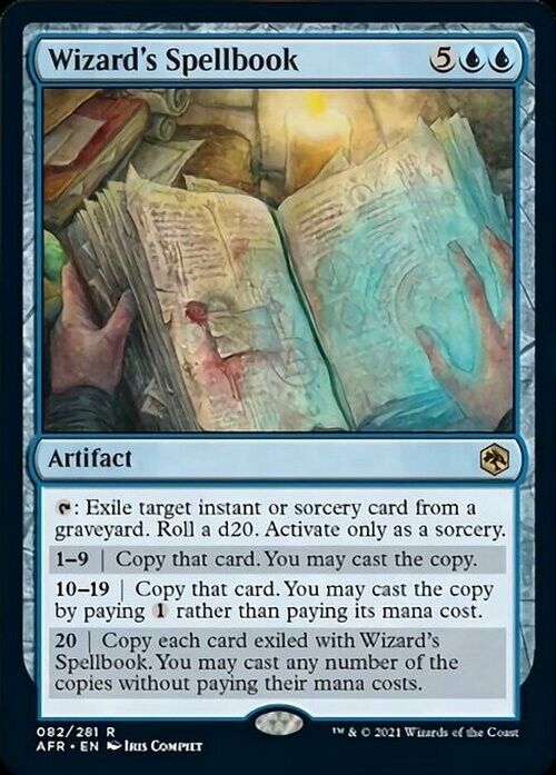 Wizard's Spellbook ~ Adventures in the Forgotten Realms [ NM ] [ Magic MTG ]