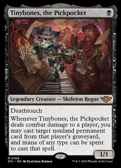 Tinybones, the Pickpocket ~ Outlaws of Thunder Junction [ NM ] [ Magic MTG ]