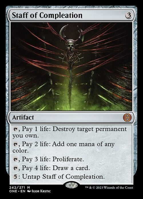 Staff of Compleation ~ Phyrexia: All Will Be One [ NearMint ] [ Magic MTG ]