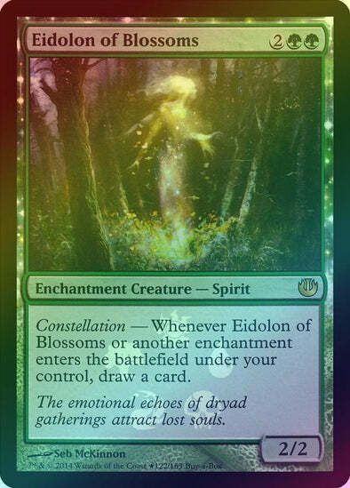 FOIL Eidolon of Blossoms ~ Buy a Box Journey into Nyx [ PLAYED ] [ Magic MTG ]