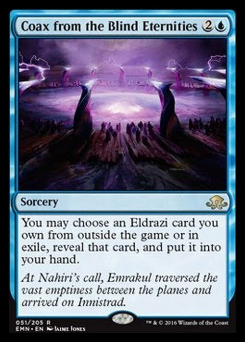 Coax from the Blind Eternities ~ Eldritch Moon [ Excellent ] [ Magic MTG ]