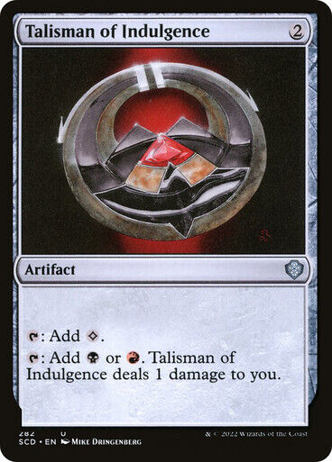 Talisman of Indulgence ~ Commander: Starter [ NearMint ] [ Magic MTG ]