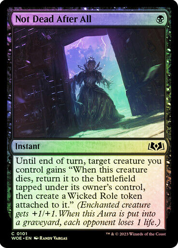 FOIL Not Dead After All ~ Wilds of Eldraine [ NM ] [ Magic MTG ]