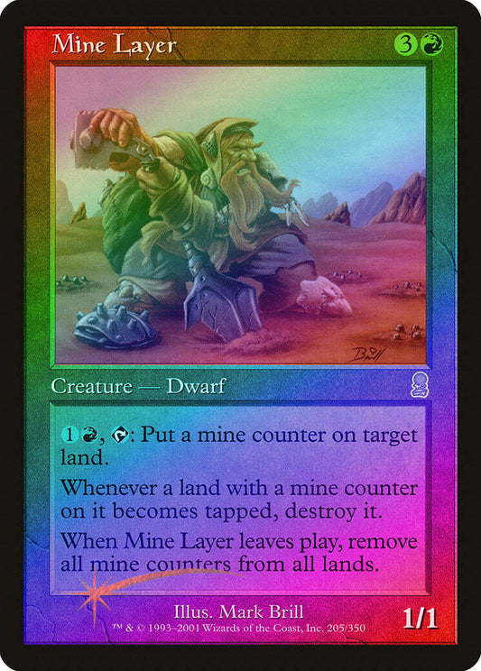 FOIL Mine Layer ~ Odyssey [ NearMint ] [ Magic MTG ]
