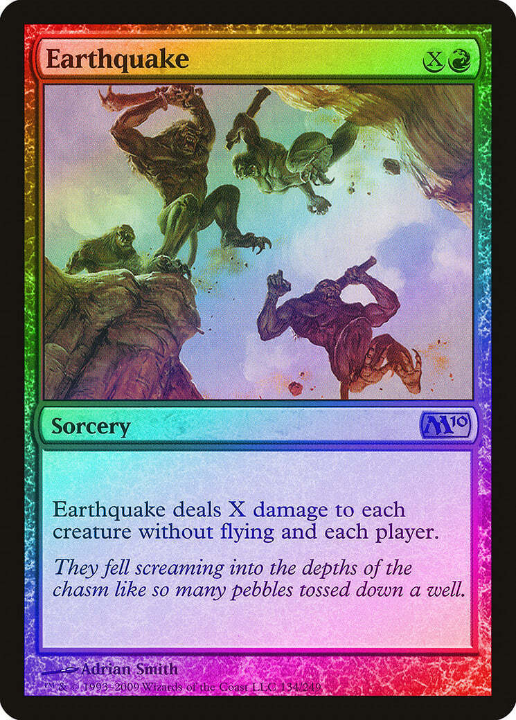 FOIL Earthquake ~ Magic 2010 [ NearMint ] [ Magic MTG ]