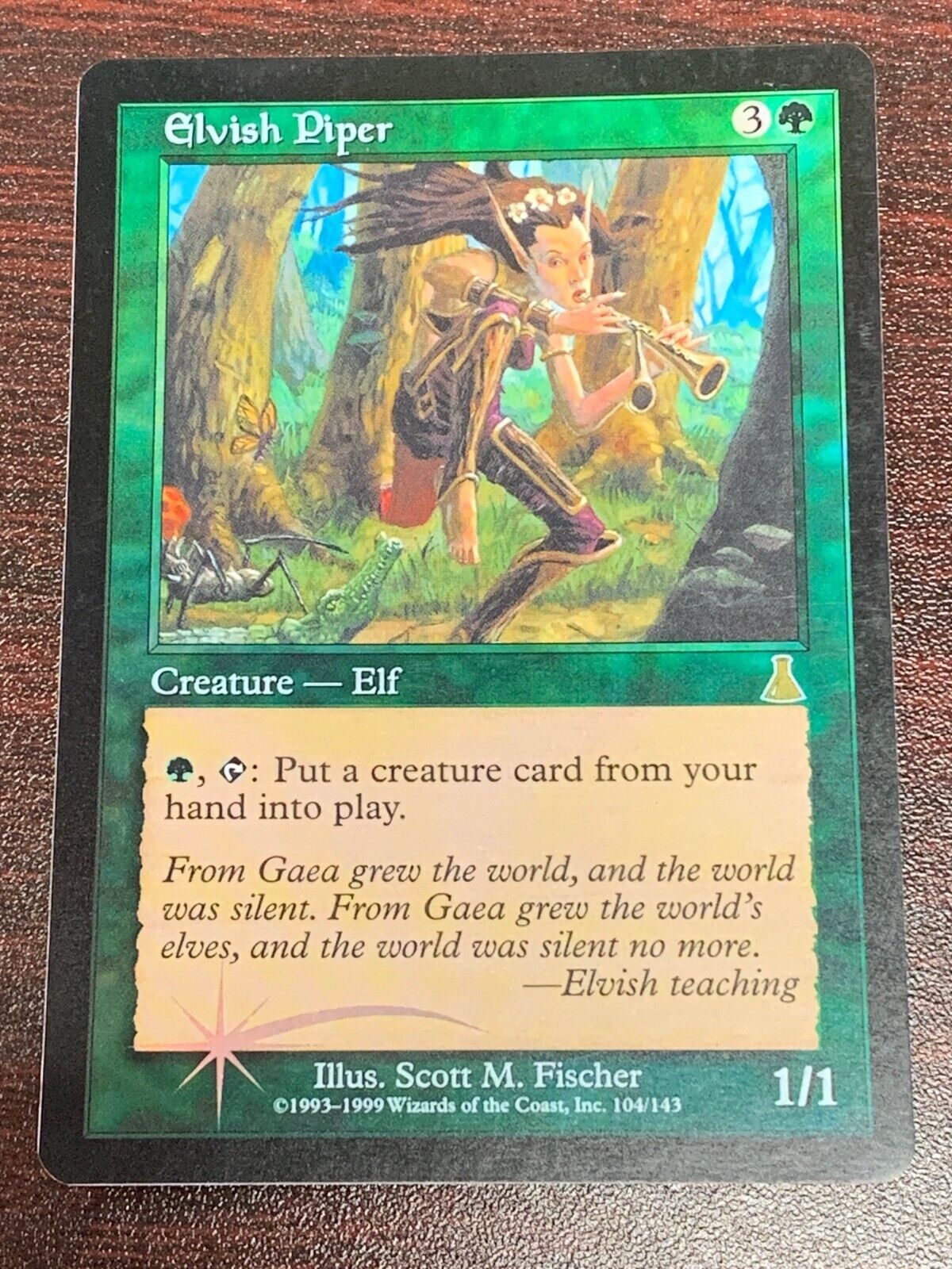 FOIL Elvish Piper ~ Urza's Destiny [ NearMint ] [ Magic MTG ]